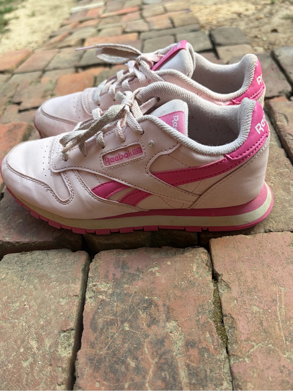 Reebok Kids Pink & Hot Pink Classic Sneakers